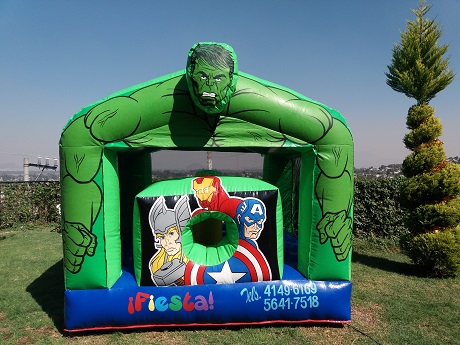 Mini inflablito Hulk con Vengadores